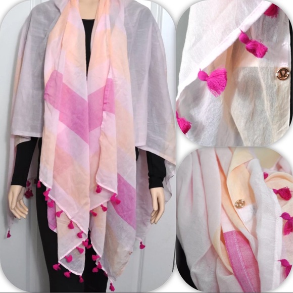 NWT JWMG PINK LULULEMON SUN TO MOON SCARF WRAP - Picture 3 of 7